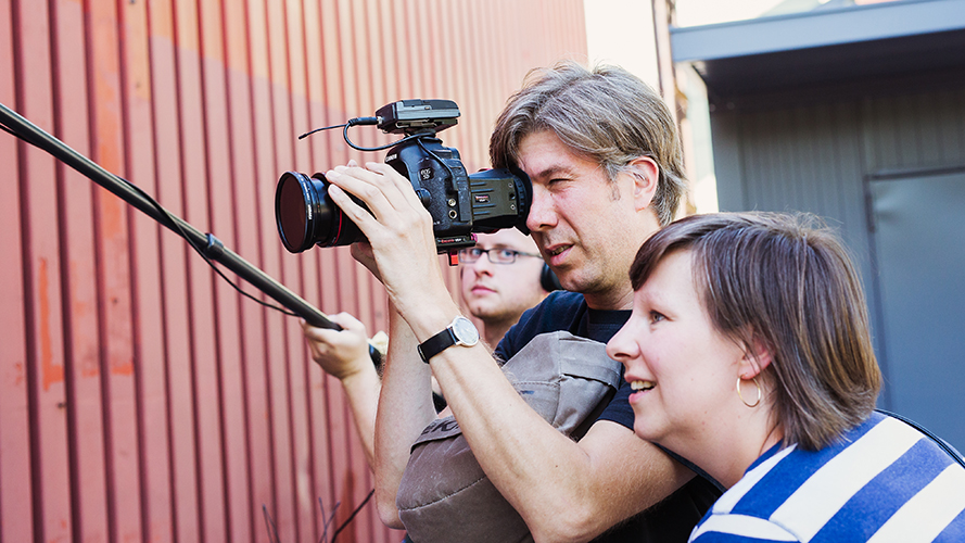 Tina Schimansky, Jens Krange, WDR Dreh 2015, Foto: Schuchrat Kurbanov